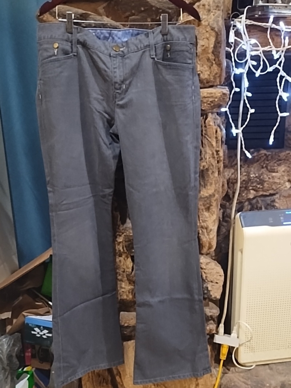 Gap Gray Flare-Leg Jeans